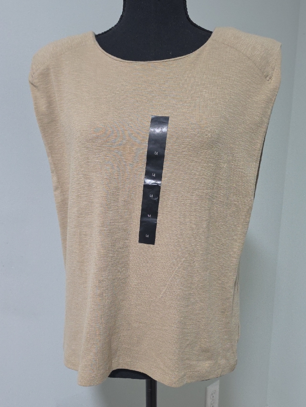 New Banana Republic Light Tan Knit Sleeveless Tank